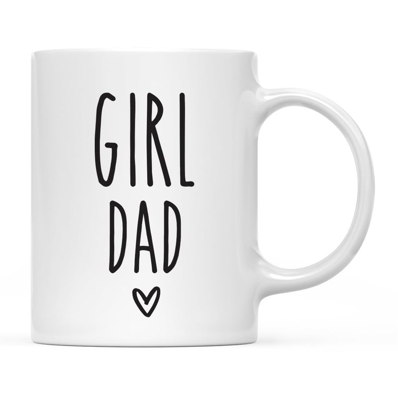 Andaz Press Father's Day 11oz. Ceramic Coffee Mug Gift, Girl Dad 1-Pack, Birthday Christmas Gift Mug Dad Coffee Mug Dads Mugs From Daughter Girl Dad's Gifts - Image 1